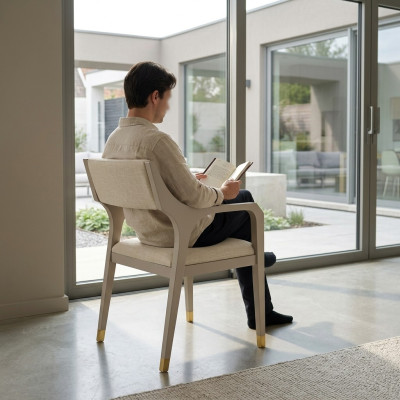 Design Esszimmer Stühl mit einzigartiger Formgebung Stilvoll Modern Neu
