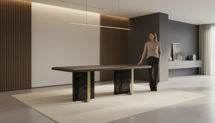 Modern Esstisch Tisch Esszimmer Wohnzimmer Luxus Design Tische Neu