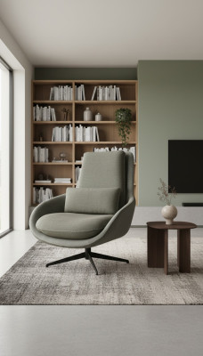Stilvoll Sessel Designer Möbel für Wohnzimmer neu Luxus grün Farbe
