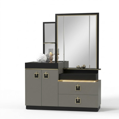 Schminktisch mit Spiegel Konsole Kommoden Holz Modern Schlafzimmer