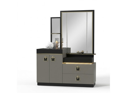 Schminktisch mit Spiegel Konsole Kommoden Holz Modern Schlafzimmer
