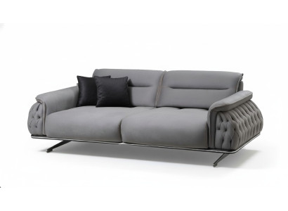 Designer weich 3 Sitzer Sofa für Wohnzimmer Textil Polstermöbel neu Luxus