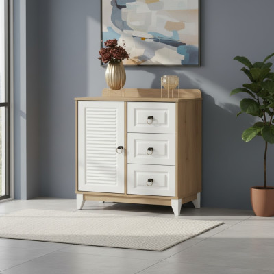 Perfekte Kinder kommode 94 cm luxuriös Kinderzimmer Möbel Helles Holz