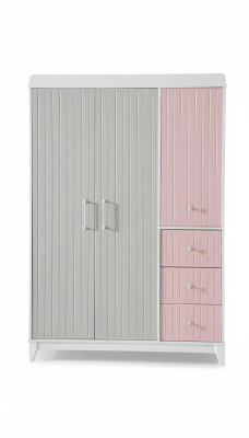 Stilvoll Kleiderschrank Mehrfarbig Holz Schrank Design Kinderzimmer