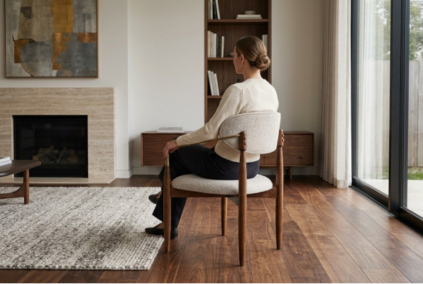 Perfekte weiß Küchenstuhl Luxus Esszimmermöbel mit braunen Beinen