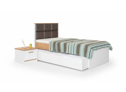 Exklusives Kinderzimmer Holzbett Designer Einzelbett Edle Kinderbetten