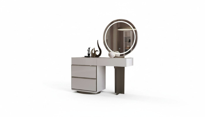 Schminktisch Set Konsole Spiegel Schlafzimmer Möbel Design Hocker Set