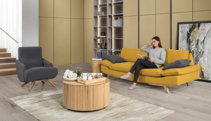  Stilvolle Wohnzimmer Garnitur Designer 3-Sitzer Luxus Couch Sessel 2tlg