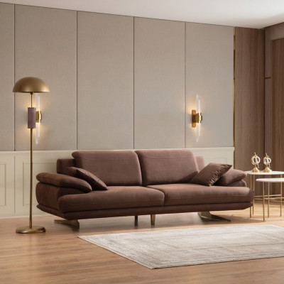 Luxuriöser Dreisitzer Designer 3-Sitzer Wohnzimmer Exklusive Couchen