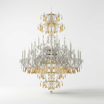 Lampe Kronleuchter Designer Exklusive Pendelleuchte Wohnzimmer Stil