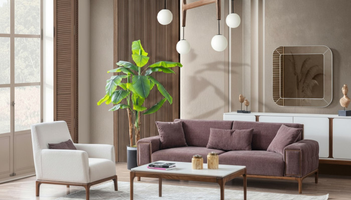 Wohnzimmer Set 3+1 Sitzer Couchtisch Sofagarnitur Sessel Modern Design