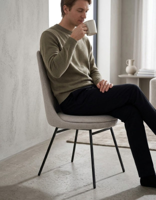 stilvoll Stühle Design Möbel Weiße Modern Esszimmer Luxus Essstühle