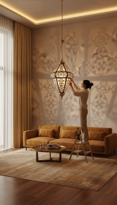 Deckenleuchte Lampe Leuchten Lampen 60x150 Kronleuchter Deckenleuchten