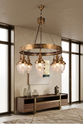 Lampe Hängeleuchte Kronleuchter Kristalllampe Deckenleuchte Lampen 80x125