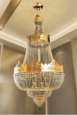 Hängeleuchte Kronleuchter Lampe Kristalllampe Deckenleuchte Lampen 100x245