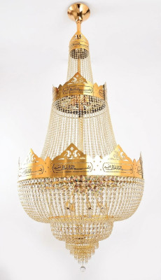Hängeleuchte Kronleuchter Lampe Kristalllampe Deckenleuchte Lampen 100x245