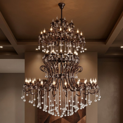 Kronleuchter Lampe xxl Hängelampe Hängeleuchte Leuchte Leuchte 155x250