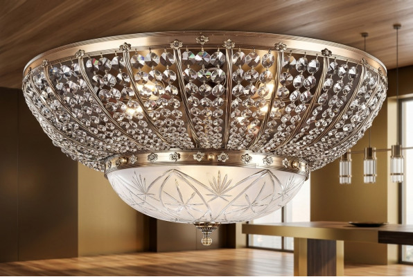 Kronleuchter Lampe Hängeleuchte Lampen Kristalllampe Deckenleuchte 100x40