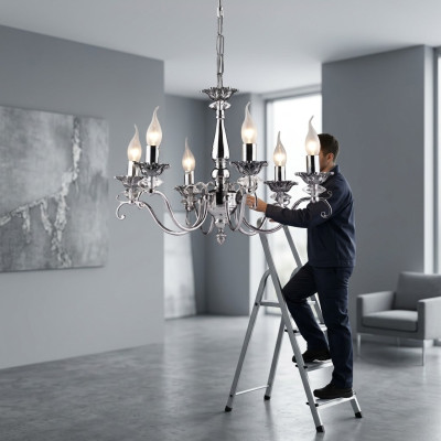 Kristallleuchte Kronleuchter Lampe Deckenleuchte Leuchte Lampen 56x62
