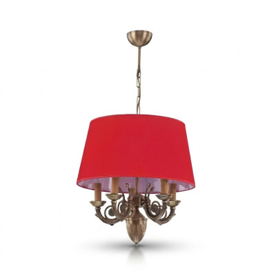 Kronleuchter Klassische Leuchten Lampen Lampe Gold 50x80 Rot