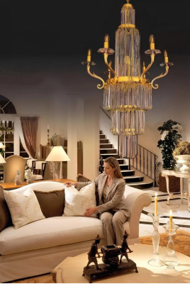 Kronleuchter Moderne Pendelleuchte Deckenleuchte Luxus Luster Foyer