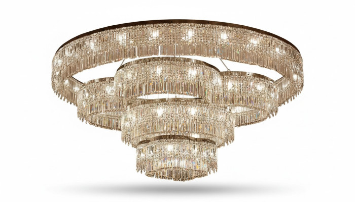 Kronleuchter Für das Foyer Crystal glänzendes neu Innenbereich Luxus Neu