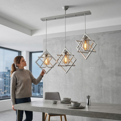 Deckenlampe im Wohnzimmer Luxus Lampe Leuchte Innenausstattung Leuchten