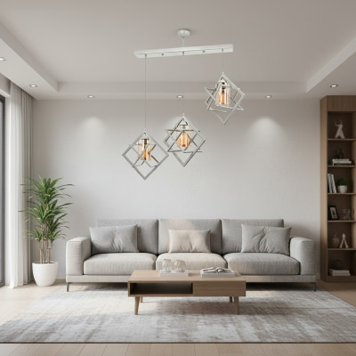 Deckenlampe im Wohnzimmer Luxus Lampe Leuchte Innenausstattung Leuchten