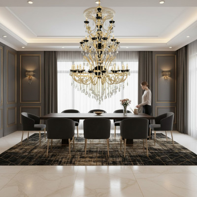 Kronleuchter Kristall Leuchte Deckenlampe Foyer Leuchten Deckenleuchten