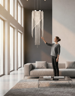 Lampe Hängeleuchte Kronleuchter Kristalllampe Deckenleuchte Lampen 50x140
