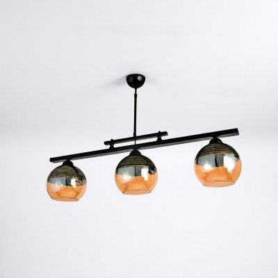 Deckenlampe Schwarze Leuchte Wohnzimmer Luxus Lampe Pendelleuchte 20x65