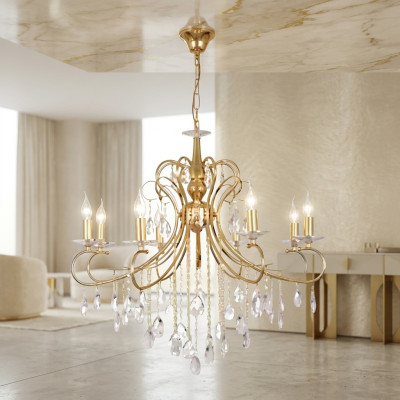 Kronleuchter Modern Deckenleuchte im Wohnzimmer Luxus Pendelleuchte Lampe