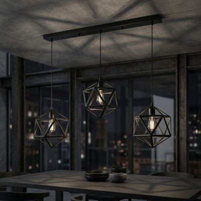 Deckenlampe moderne Pendelleuchte Luxus Black Lampe Leuchten Wohnzimmer