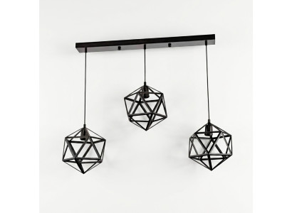 Deckenlampe moderne Pendelleuchte Luxus Black Lampe Leuchten Wohnzimmer