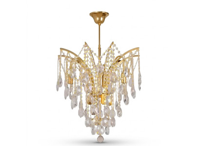 Kristall Kronleuchter Deckenlampe Lampe Leuchten Metall Deckenleuchte