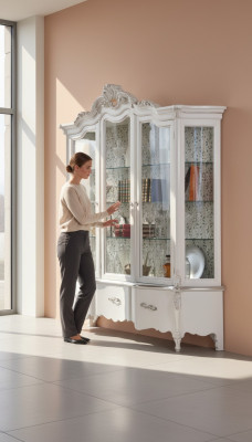 Luxus Holz Vitrine Anrichte Design Schränke Weiß Italienische Möbel