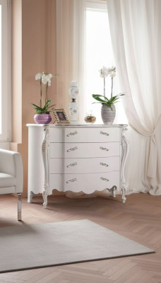 Kommoden weiß schlafzimmer design klassisch luxus holz kommode Sideboard