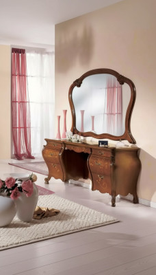 Schminktisch Set Spiegel Schlafzimmer Möbel Design 2tlg