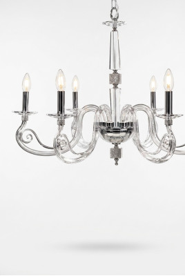 Luxus Transparent Deckenleuchter Deckenleuchter Kristall Kronleuchter Lampe