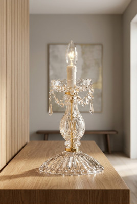 Klassische Stehlampe Tischlampe Kerzenleuchter Kronleuchter Antik Stil