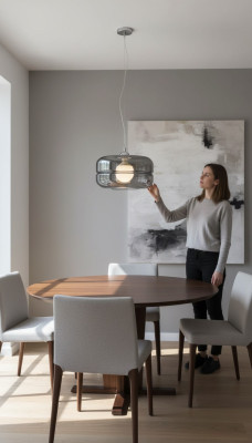 Pendelleuchte grau Kronleuchter Pendel Leuchten Lampe Lampen Deckenleuchte