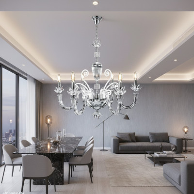 Luxuriöse Kronlampe Deckenleuchte Klassische Lampen Kristallleuchter