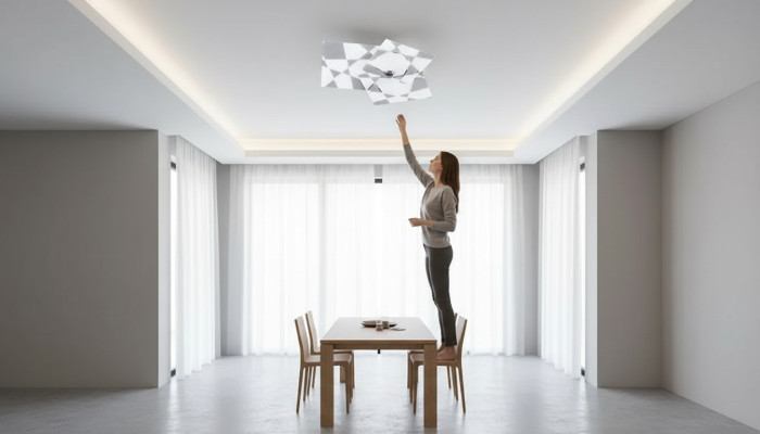 Luxuriöse Lüster Decken Hänge Lampen Kronleuchter 3x Lampen Stilvoll