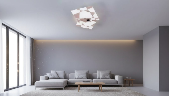 Moderne luxuriöse Kronleuchter Deckenhänger Kronleuchter 2x Lampe Leuchte