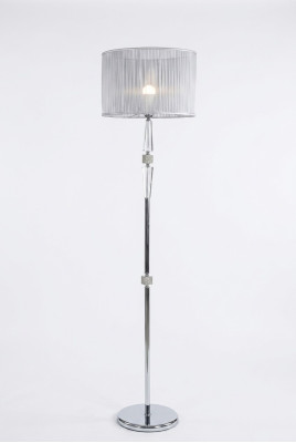 Stilvolle Stehlampenständer Luxuriöser Lampenständer Silber 180 cm