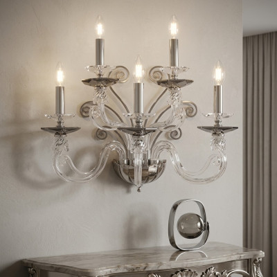 Wandleuchte Lüster Lampen Wandlampe Lampe Wand Kronleuchter Antik Stil