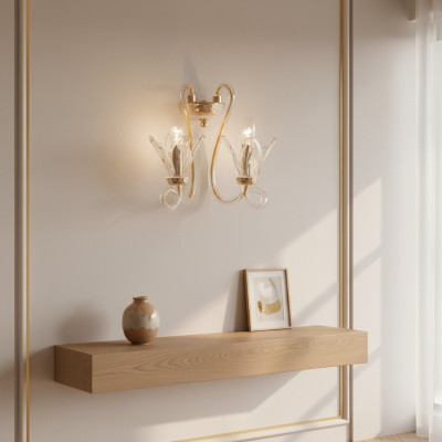 Design Wandlampe Luxus Wandleuchte Leuchte Lampe Wandlampen Kristall neu