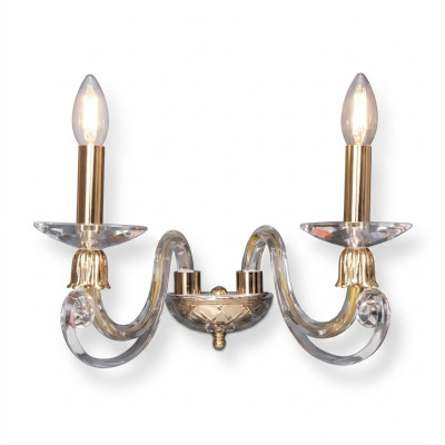 Klassische Wandleuchte Lampe Kronleuchter Wandlampen Leuchte Kristall
