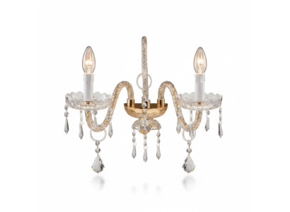 Wandleuchte Wandlampe Klassische Wandkronleuchter Doppel Wand Lampe Neu