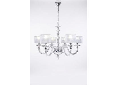 Deckenlampe Deckenleuchter Lüster Kronleuchter Glas Weiß Lampen Antik Stil